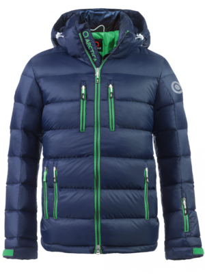 Men's Classic Down Packet - Midnight/Lime, Small on Arctica