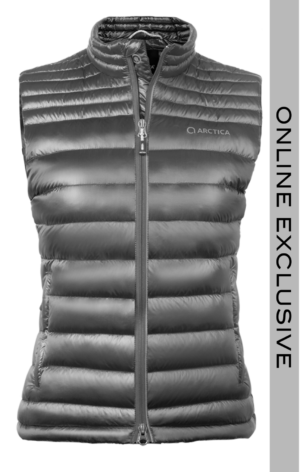 Women's Jewel Featherlyte Down PackVest on Arctica 2